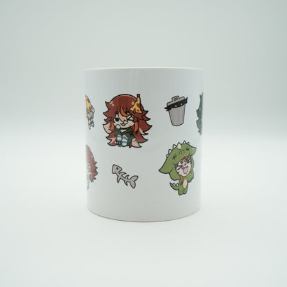 Asche Scribble Tasse