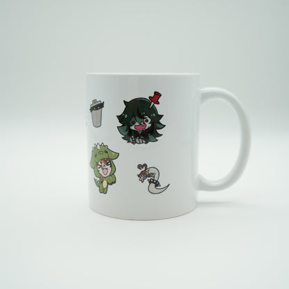 Asche Scribble Tasse
