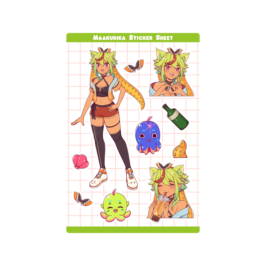 Maakurika Stickersheet A5