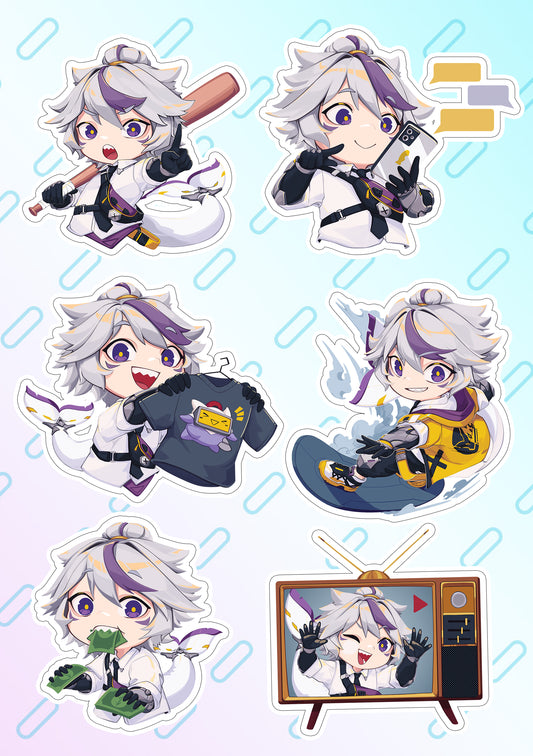 Finstey Stickersheet